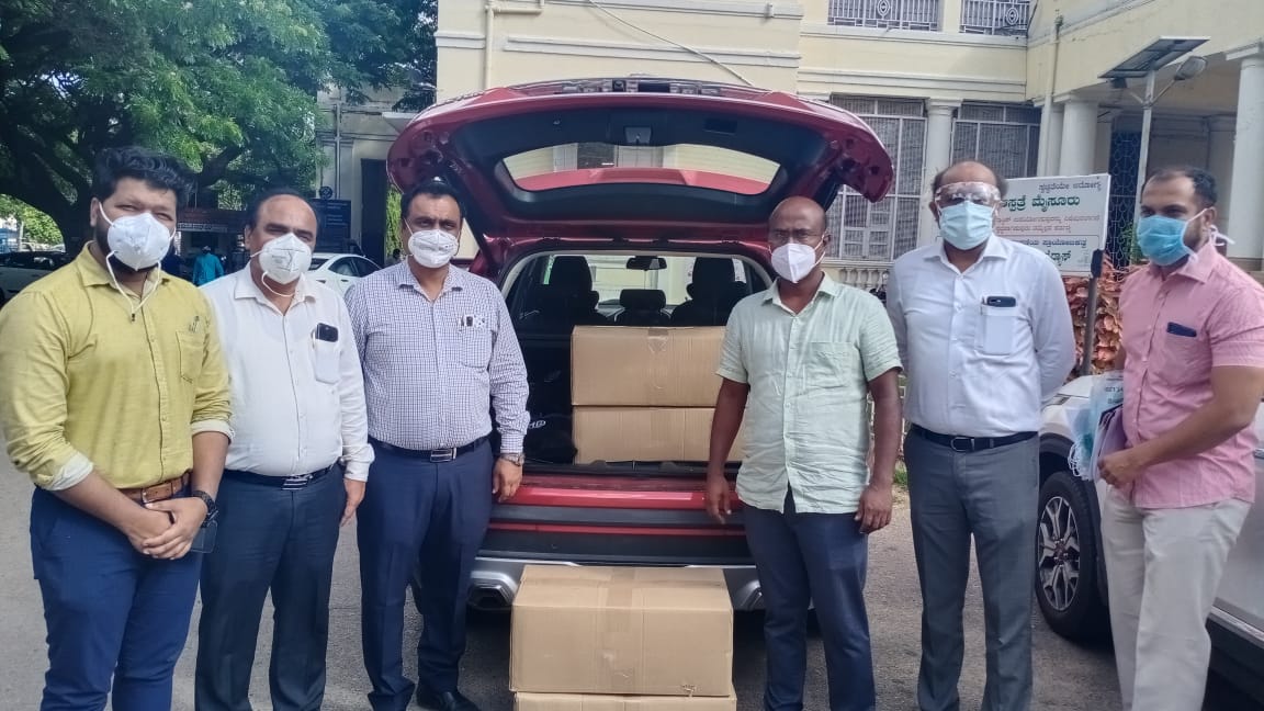 PPE and medical aid delivered to the Government Hospital, KR Pet.